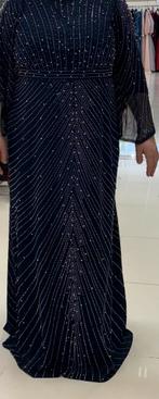 Elegante Abiye / Galajurk - Maat 50, Blauw, Maat 46/48 (XL) of groter, Ophalen of Verzenden, Zo goed als nieuw