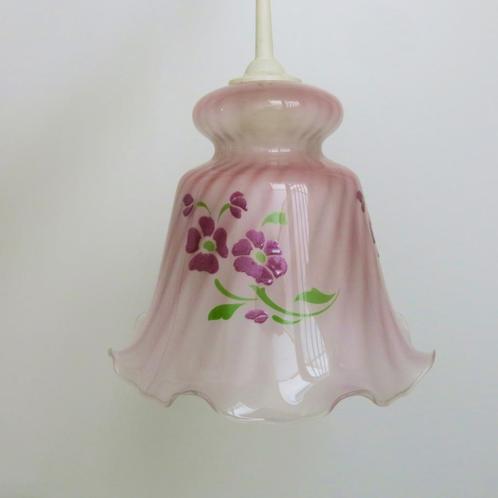 Grote glazen lampenkap, Huis en Inrichting, Lampen | Lampenkappen, Minder dan 25 cm, Rond, Ophalen of Verzenden