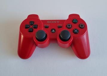 Originele Sony Playstation 3 PS3 Dualshock Controller Rood beschikbaar voor biedingen