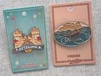 Efteling pins. Piran̈a en zomerstrand., Verzamelen, Ophalen of Verzenden, Button of Speldje