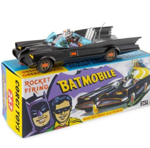 Batmobile Model Club Exclusive MAT ZWART 1:46 Corgi NEW 267, Hobby en Vrije tijd, Modelauto's | 1:43, Nieuw, Auto, Corgi, Verzenden