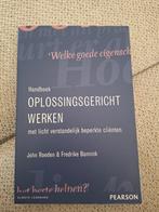 Oplossingsgericht werken - John Roeden & Fredrike Bannink, Ophalen of Verzenden, Zo goed als nieuw, Overige onderwerpen, John Roeden & Fredrike Bannink