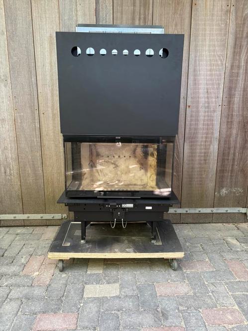 Contura I 50 inbouw houtkachel met liftdeur, Huis en Inrichting, Kachels, Zo goed als nieuw, Inbouw, Houtkachel, Hout, Ophalen of Verzenden