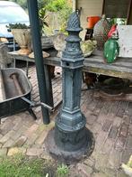 Grote aluminium fontein, zuil, met dennenappel, Ophalen of Verzenden, Zo goed als nieuw