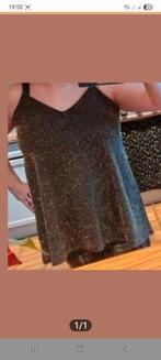 Goud zwart lurex top XXL, Overige kleuren, Maat 46/48 (XL) of groter, Ophalen of Verzenden, Zo goed als nieuw