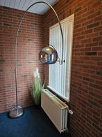 Originele Gepo Amsterdam chromen vintage staande booglamp, Ophalen, Gebruikt, Retro Vintage, 200 cm of meer
