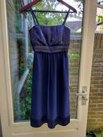 Marineblauwe jurk Montego S met vestje, Blauw, Ophalen of Verzenden, Zo goed als nieuw, Knielengte