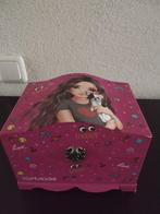 Topmodel sieraden doos met lichtjes en borsteltje, Sieraden, Tassen en Uiterlijk, Beautycases, Ophalen, Zo goed als nieuw, Hardcase