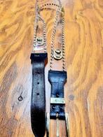 YatvaVintage - YV648 - Vintage 80s Stud Belt - Riem, Minder dan 80 cm, Zwart, Heupriem, Ophalen of Verzenden