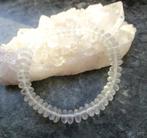 Armband bergkristal linzen - kralen, Ophalen of Verzenden, Mineraal
