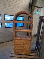 Bamboe Kast met 3 Lades en Planken - 185x76x45 cm, Ophalen, Gebruikt