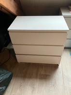 Malm ladekastje ikea wit, Huis en Inrichting, Kasten | Ladekasten, Ophalen, Gebruikt, 50 tot 100 cm, 3 of 4 laden