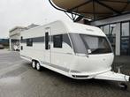 NIEUW BINNEN Hobby 650 KFu Prestige 2024, Caravans en Kamperen, Caravans, Bedrijf, Treinzit, 6 tot 7 meter, Tot en met 6