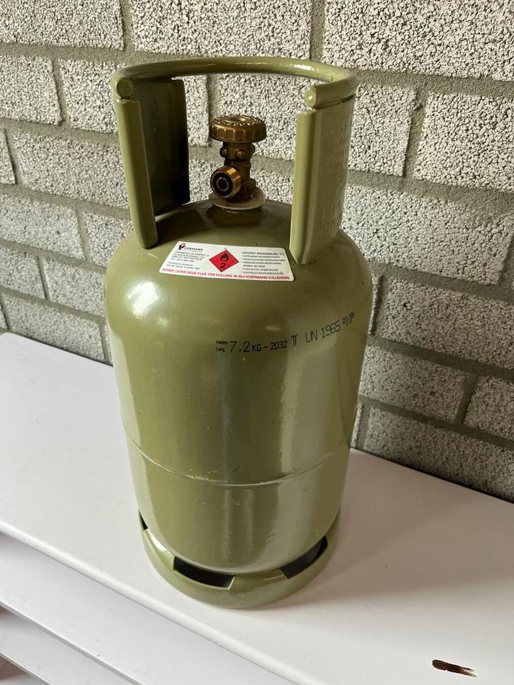 Gasfles voor barbecue terrasheater verwarming camping etc., Tuin en Terras, Gasbarbecues, Zo goed als nieuw, Ophalen