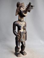 Prachtig harp beeld vd PUNU  uit Gabon, 2e helft 20e eeuw, Antiek en Kunst, Kunst | Niet-Westerse kunst, Verzenden