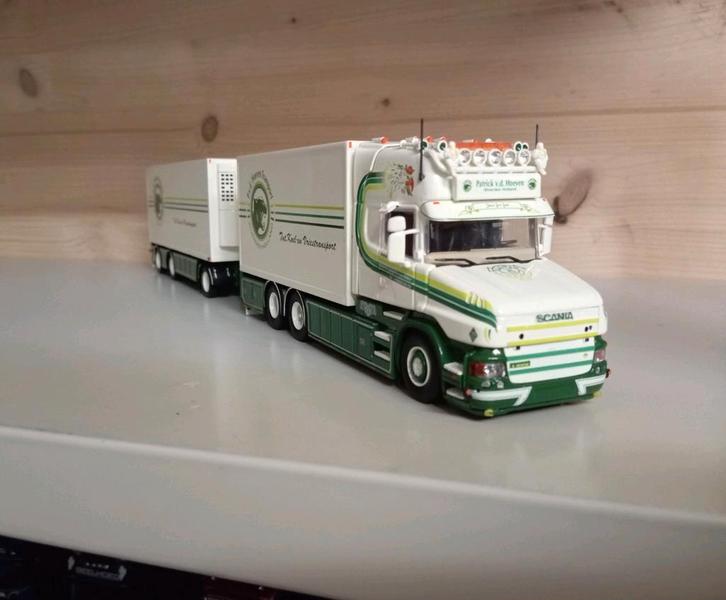 Scania torpedo Patrick vd Hoeven combinatie tekno, Hobby en Vrije tijd, Modelauto's | 1:50, Nieuw, Bus of Vrachtwagen, Tekno, Ophalen of Verzenden