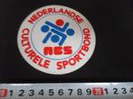 sticker logo NCS nederlandse culturele sportbond, Verzamelen, Ophalen, Zo goed als nieuw