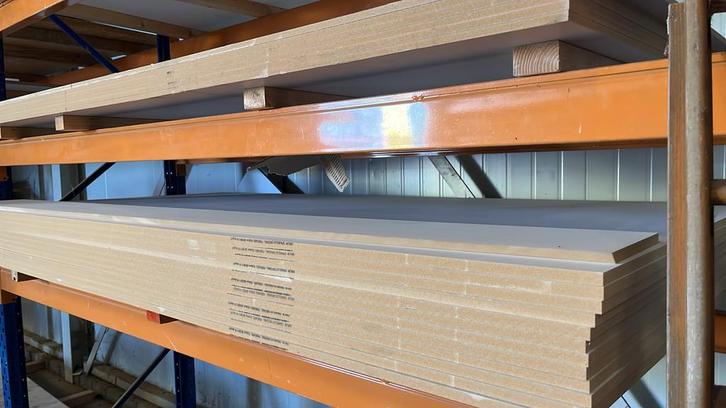 MDF Platen Wit Gegrond - 12 & 16mm - 1220x2440mm, Doe-het-zelf en Verbouw, Platen en Panelen, Nieuw, Hout, Minder dan 20 mm, Ophalen