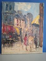 Straatbeeld Parijs- Peter Brouwer., Antiek en Kunst, Ophalen of Verzenden