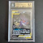 Pokémon Gengar & Mimikyu BGS 9.5 (PSA 10) 103/095 Tag Bolt, Ophalen of Verzenden, Zo goed als nieuw, Losse kaart