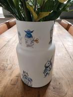 Leuke Handgemaakte Vaas, Huis en Inrichting, Woonaccessoires | Vazen, Kunststof, Wit, Ophalen of Verzenden, Zo goed als nieuw