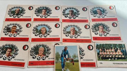 * Feijenoord Monty kaarten 1961, Verzamelen, Sportartikelen en Voetbal, Gebruikt, Poster, Plaatje of Sticker, Feyenoord, Ophalen of Verzenden