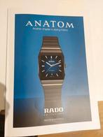 Te koop mooi A3 boekwerk over de historie Rado Anatom 28 blz, Ophalen of Verzenden, Zo goed als nieuw, Overige merken