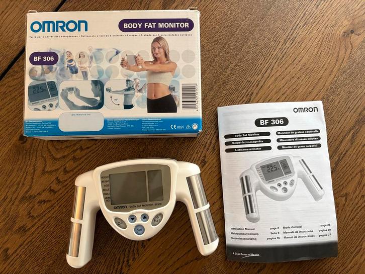 OMRON BF306 Lichaamsvetmeter - Professioneel, Sport en Fitness, Fitnessmaterialen, Zo goed als nieuw, Overige typen, Ophalen of Verzenden