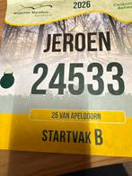 Startbewijs 25 km midwinter marathon apeldoorn, Overige typen, Nieuw, Hardlopen, Ophalen