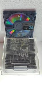 10x Maxell 74 Min in originele opbergkubus, Ophalen of Verzenden, Minidisc-recorder