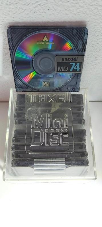 10x Maxell 74 Min in originele opbergkubus beschikbaar voor biedingen