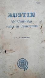 AUSTIN A 60 CAMBRIDGE 1964 handleiding nederlandstalig, Ophalen of Verzenden
