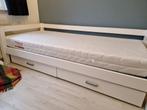 Sofabed/bedbank, Ophalen, 90 cm, Eenpersoons, Wit