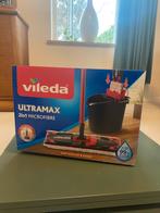 Vileda ultra Max 2in1 microfibre dweil met emmer nieuw, Dweilemmer, -bak, of -wagen, Ophalen of Verzenden