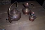 koperen kannetjes set, Antiek en Kunst, Ophalen of Verzenden