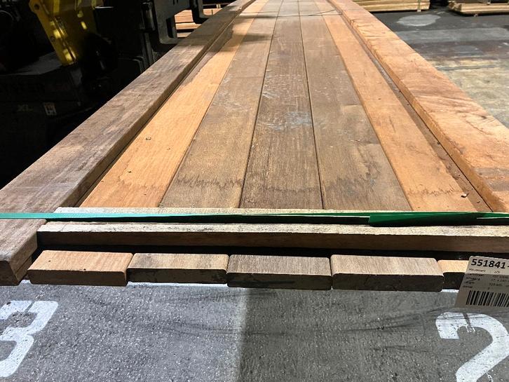 Hardhout-Louro Itauba–vlonderplanken-planken-steigerplanken, Tuin en Terras, Terrasdelen en Vlonders, Nieuw, Hout, Ophalen