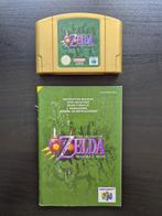 Majora's Mask N64 + handleiding, Spelcomputers en Games, Games | Nintendo 64, Avontuur en Actie, Gebruikt, Verzenden, 1 speler
