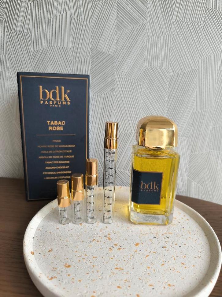 BDK - Tabac Rose - (10ml) Sample/Decant, Sieraden, Tassen en Uiterlijk, Uiterlijk | Parfum, Zo goed als nieuw, Verzenden