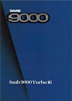 Brochure Saab 9000 Turbo 16 1985 INTERNATIONAAL, Saab, Overige merken, Ophalen of Verzenden, Zo goed als nieuw