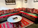 Marokkaanse/Amazigh/Berber Sederi banken, Ophalen, Rechte bank, Stof, Vierpersoons of meer