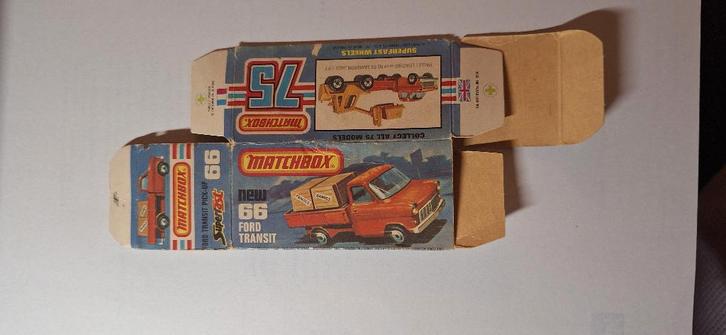 Matchbox Ford transit, Hobby en Vrije tijd, Modelauto's | Overige schalen, Zo goed als nieuw, Auto, Ophalen of Verzenden