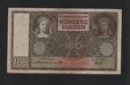 100,00 Gulden Bankbiljet 1937 Zeer Fraai Biljet, Postzegels en Munten, Bankbiljetten | Nederland, Los biljet, Ophalen of Verzenden