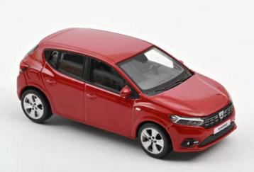 DACIA SANDERO 2021 FUSION ROOD SCHAAL 1/43 NOREV ref. 509021 beschikbaar voor biedingen