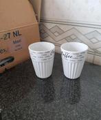 2 leuke koffie kopjes, Huis en Inrichting, Ophalen, Nieuw, Overige stijlen, Kop(pen) en/of Schotel(s)