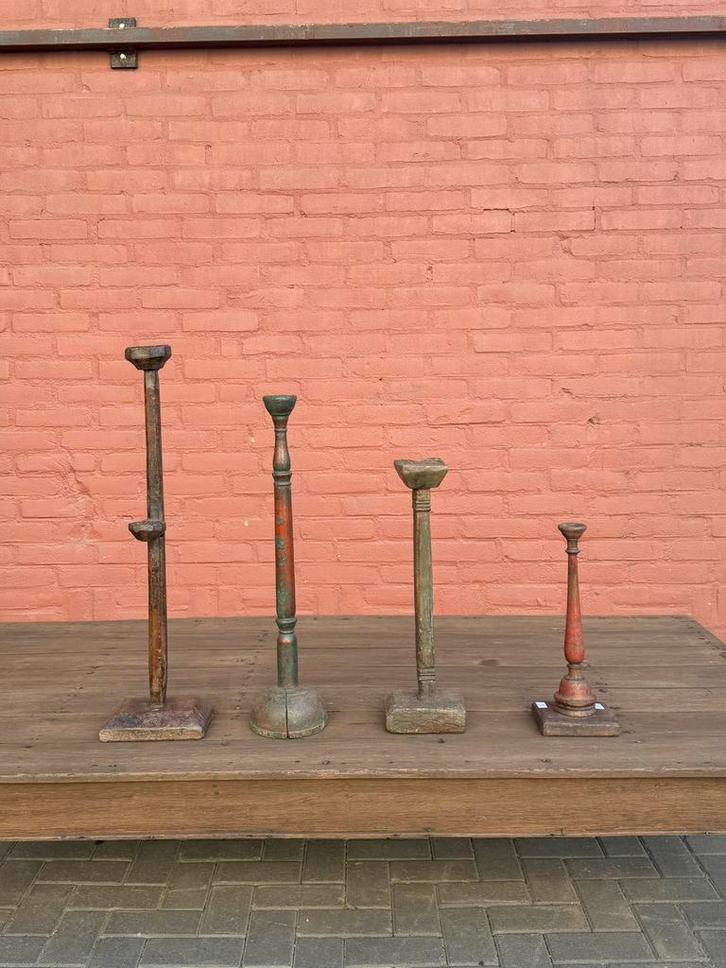 Kleine teakhouten sculpturen, Huis en Inrichting, Woonaccessoires | Overige, Ophalen of Verzenden