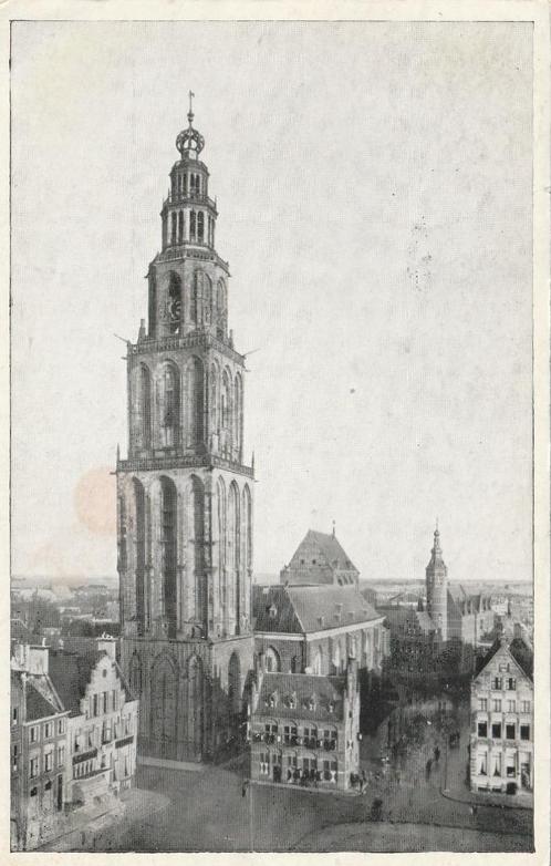 STAD GRONINGEN Martinitoren 1949, Verzamelen, Ansichtkaarten | Nederland, Groningen, 1940 tot 1960, Verzenden