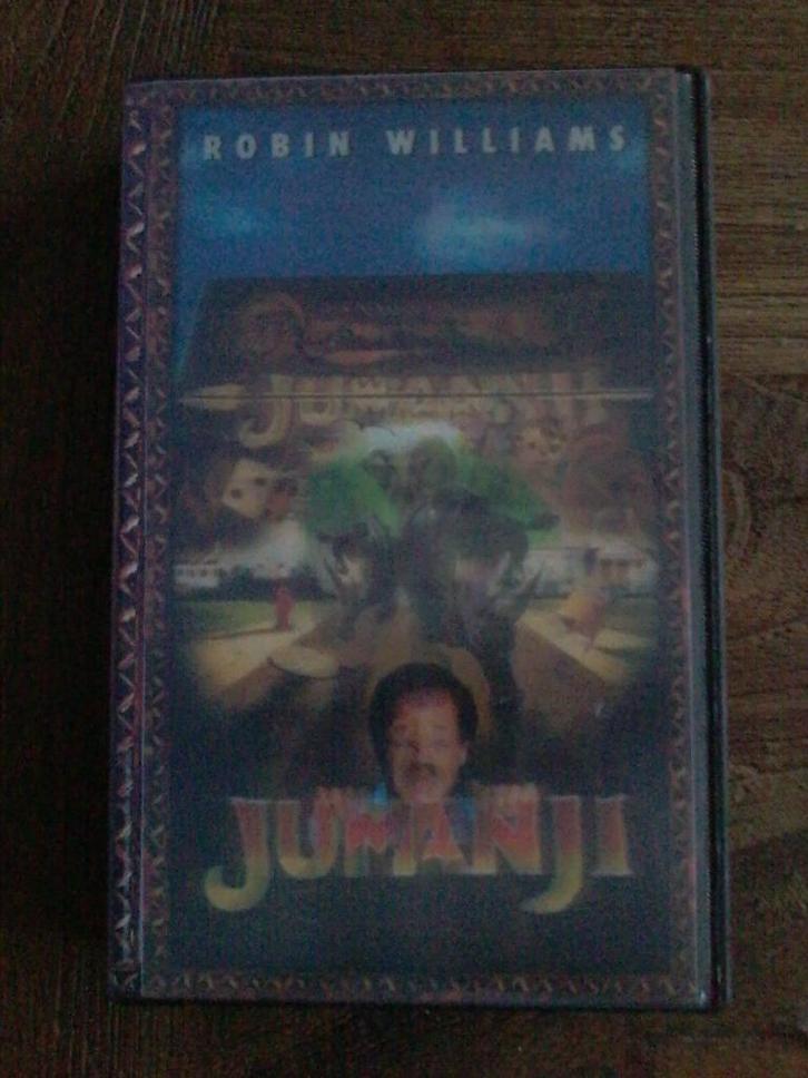 VHS Video Film Jumanji met 3-D Cover ( Jola ), Cd's en Dvd's, VHS | Film, Zo goed als nieuw, Science Fiction en Fantasy, Alle leeftijden