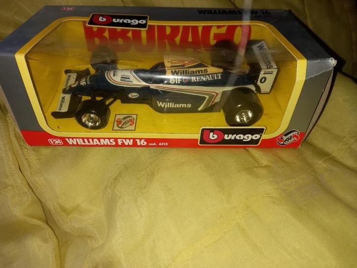 Williams FW 16, Hobby en Vrije tijd, Modelauto's | 1:24, Nieuw, Auto, Bburago, Ophalen of Verzenden