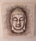 Canvas Boedha 60x60x3 cm. Muurkunstwerk., Ophalen, Minder dan 50 cm, Schilderij, 50 tot 75 cm