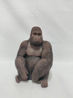 Gorilla zittend bruin. Origineel gekleurd. Aap, Ophalen, Nieuw, Dier